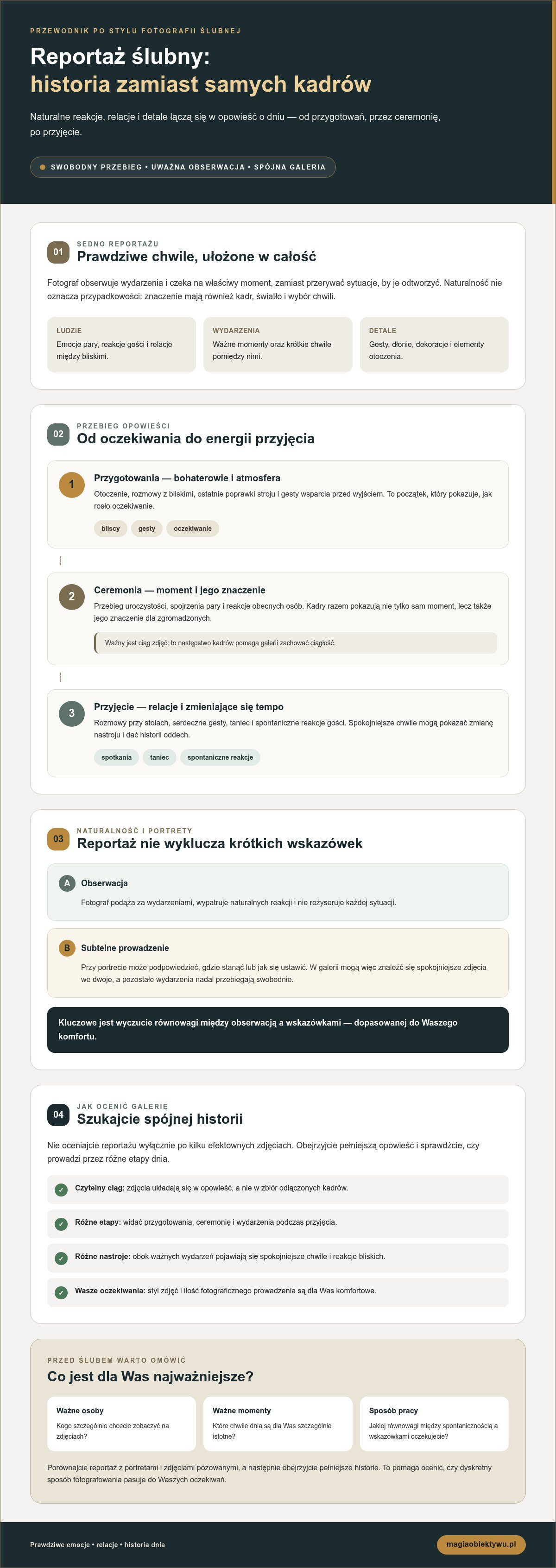 Jak wyglądają zdjęcia ślubne w stylu reportażowym?